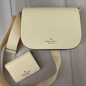 Kate spade - Butter crossbody and small wallet combo. Used once.